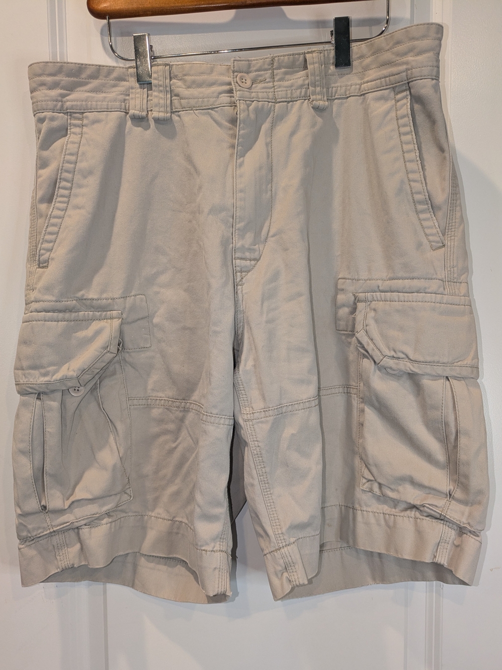 Polo Ralph Lauren Men’s 34 Khaki Cargo Shorts Classic Utility Cotton